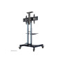 Neomounts Floor stand , NM-M1700BLACK TV trolley , Adjustable Height , 32-75 , Maximum weight (capacity) 50 kg , Black