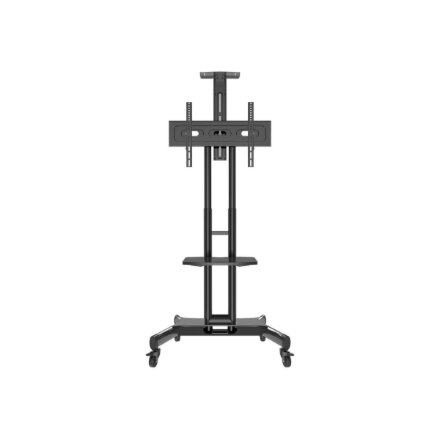 Neomounts Floor stand , NM-M1700BLACK TV trolley , Adjustable Height , 32-75 , Maximum weight (capacity) 50 kg , Black