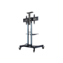 Neomounts Floor stand , NM-M1700BLACK TV trolley , Adjustable Height , 32-75 , Maximum weight (capacity) 50 kg , Black