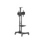 Neomounts Floor stand , NM-M1700BLACK TV trolley , Adjustable Height , 32-75 , Maximum weight (capacity) 50 kg , Black