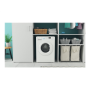 INDESIT , BWSA 61051 W EU N , Washing machine , Energy efficiency class F , Front loading , Washing capacity 6 kg , 1000 RPM , Depth 42.5 cm , Width 59.5 cm , Display , LED Plus , White