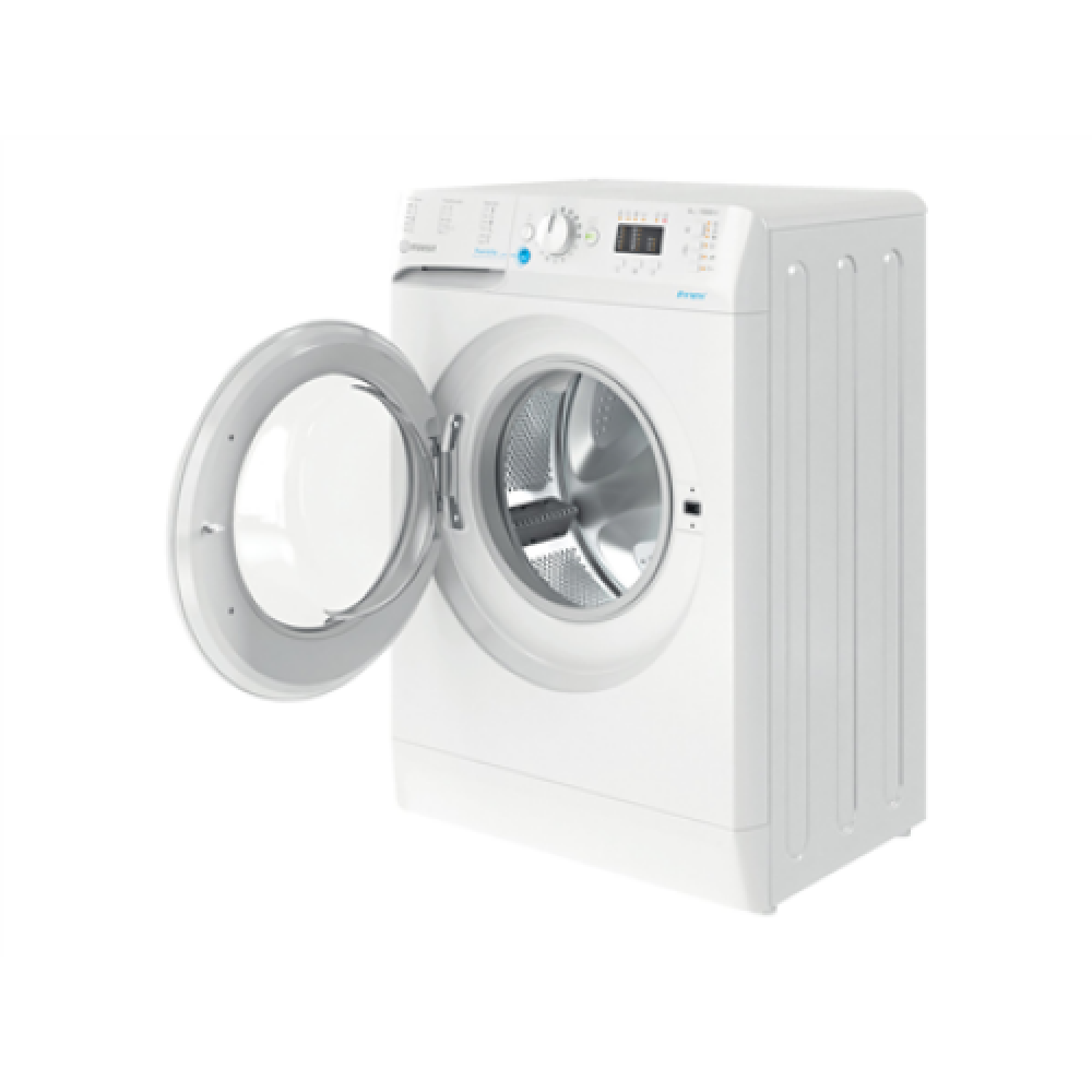 INDESIT , BWSA 61051 W EU N , Washing machine , Energy efficiency class F , Front loading , Washing capacity 6 kg , 1000 RPM , Depth 42.5 cm , Width 59.5 cm , Display , LED Plus , White