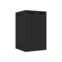 Lanberg Rack cabinet 10 wall-mount 9U/280x310 for self-assembly with metal door (flat pack), black , Lanberg