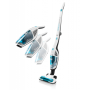 ETA , Vacuum Cleaner , Moneto Aqua Plus ETA444990010 , Cordless operating , Handstick and Handheld , Washing function , W , 18 V , Operating time (max) 50 min , White/Blue , Warranty month(s)