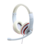 Gembird , Stereo Headset , MHS 03 WTRD , White with Red Ring , 3.5 mm , Headset