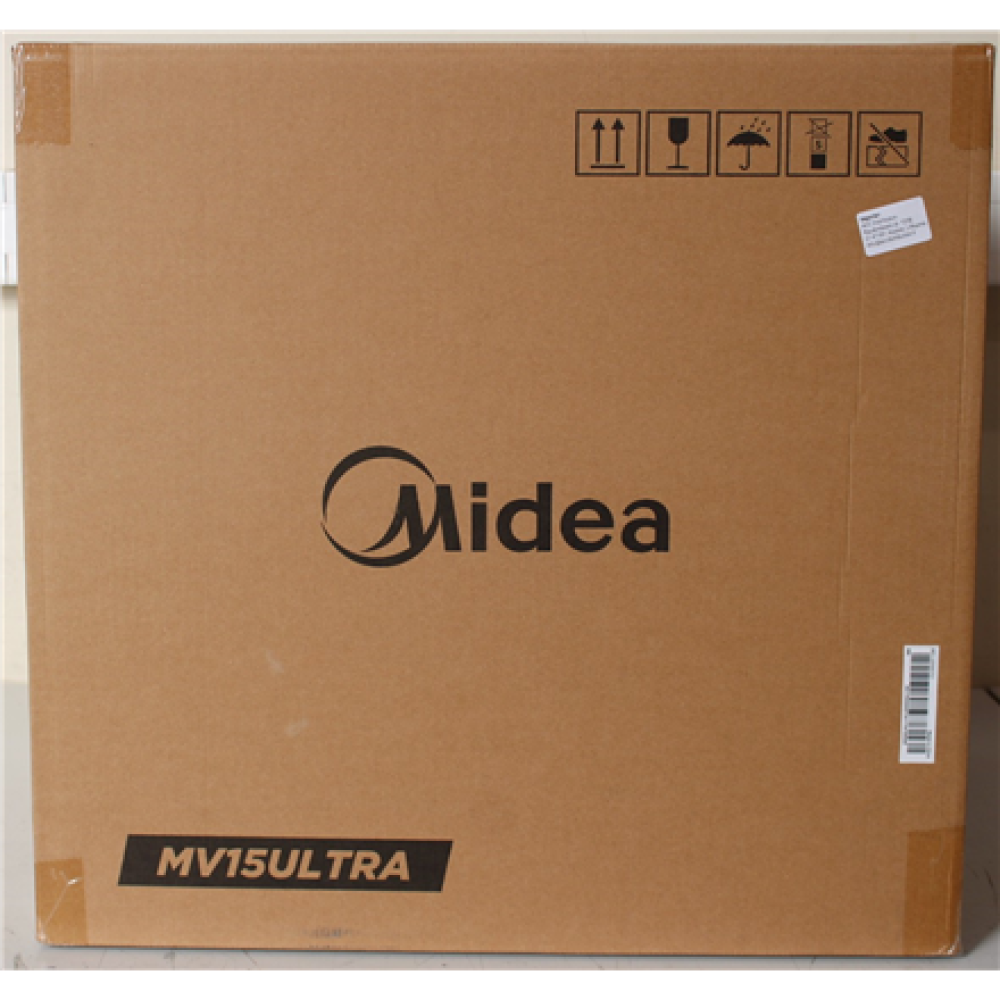SALE OUT. Midea V15 Robot Vacuum Cleaner , Midea Robot Vacuum Cleaner , V15 , Wet&Dry , 5200 mAh , Dust capacity 3 L , 16200 Pa , Black , MISSING INNER PACKAGING, DEMO