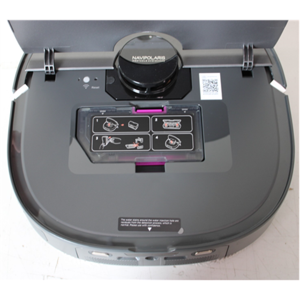 SALE OUT. Midea V15 Robot Vacuum Cleaner , Midea Robot Vacuum Cleaner , V15 , Wet&Dry , 5200 mAh , Dust capacity 3 L , 16200 Pa , Black , MISSING INNER PACKAGING, DEMO