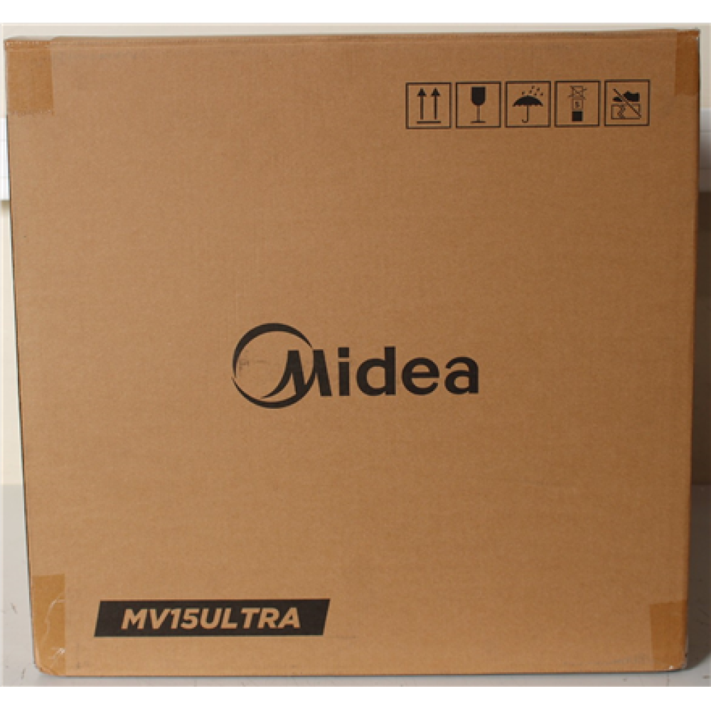 SALE OUT. Midea V15 Robot Vacuum Cleaner , Midea Robot Vacuum Cleaner , V15 , Wet&Dry , 5200 mAh , Dust capacity 3 L , 16200 Pa , Black , MISSING INNER PACKAGING, DEMO