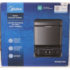 SALE OUT. Midea V15 Robot Vacuum Cleaner , Midea Robot Vacuum Cleaner , V15 , Wet&Dry , 5200 mAh , Dust capacity 3 L , 16200 Pa , Black , DAMAGED PACKAGING, MISSING MANUAL AND DUST BAG, DIRTY, SCRATCHED , 24 month(s)