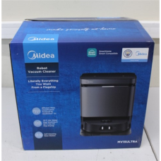 SALE OUT. Midea V15 Robot Vacuum Cleaner , Midea Robot Vacuum Cleaner , V15 , Wet&Dry , 5200 mAh , Dust capacity 3 L , 16200 Pa , Black , USED, DIRTY, SCRATCHED