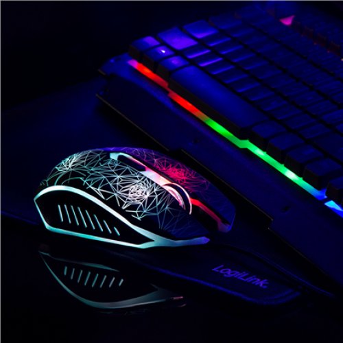 Logilink , Gaming-Set, keyboard, mouse and mouspad , ID0185 , Keyboard, Mouse and Pad Set , Wired , Mouse included , DE