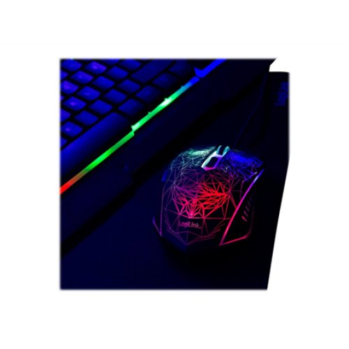 Logilink , Gaming-Set, keyboard, mouse and mouspad , ID0185 , Keyboard, Mouse and Pad Set , Wired , Mouse included , DE