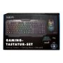 Logilink , Gaming-Set, keyboard, mouse and mouspad , ID0185 , Metal , Keyboard, Mouse and Pad Set , Wired , Mouse included , DE , Numeric keypad