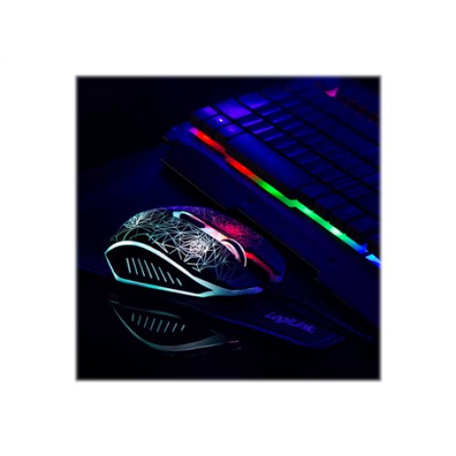 Logilink , Gaming-Set, keyboard, mouse and mouspad , ID0185 , Keyboard, Mouse and Pad Set , Wired , Mouse included , DE