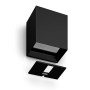 Philips Hue WCA Resonate Outdoor Downward Wall Lantern, Black , 8 W , 2000-6500 Hue White Colour Ambiance