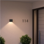 Philips Hue WCA Resonate Outdoor Downward Wall Lantern, Black , 8 W , 2000-6500 Hue White Colour Ambiance