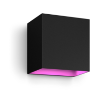 Philips Hue WCA Resonate Outdoor Downward Wall Lantern, Black , 8 W , 2000-6500 Hue White Colour Ambiance