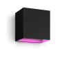 Philips Hue WCA Resonate Outdoor Downward Wall Lantern, Black , 8 W , 2000-6500 Hue White Colour Ambiance