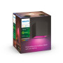 Philips Hue WCA Resonate Outdoor Downward Wall Lantern, Black , 8 W , 2000-6500 Hue White Colour Ambiance