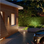Philips Hue WCA Resonate Outdoor Downward Wall Lantern, Black , 8 W , 2000-6500 Hue White Colour Ambiance