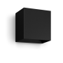 Philips Hue WCA Resonate Outdoor Downward Wall Lantern, Black , 8 W , 2000-6500 Hue White Colour Ambiance