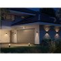 Philips Hue WCA Resonate Outdoor Downward Wall Lantern, Black , 8 W , 2000-6500 Hue White Colour Ambiance