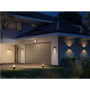 Philips Hue WCA Resonate Outdoor Downward Wall Lantern, Black , 8 W , 2000-6500 Hue White Colour Ambiance