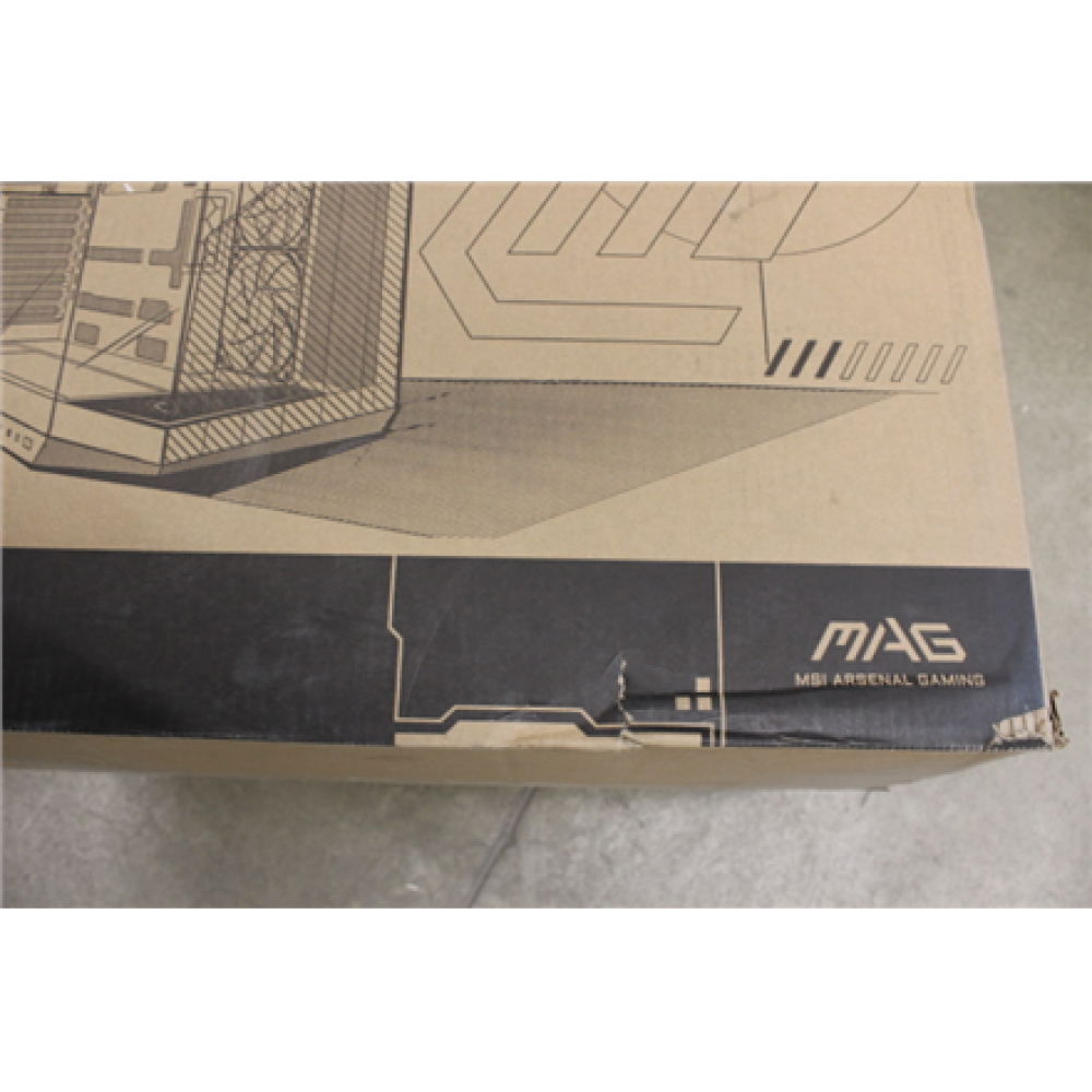 SALE OUT. MSI MAG PANO 100R PZ , MSI , MAG PANO 100R PZ , Side window , Black , Mid-Tower , DAMAGED PACKAGING , Power supply included No , ATX