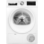 Bosch , Dryer Machine , WQG242AMSN Series 6 , Energy efficiency class A++ , Front loading , 9 kg , Sensitive dry , LED , Depth 61.3 cm , Steam function , White