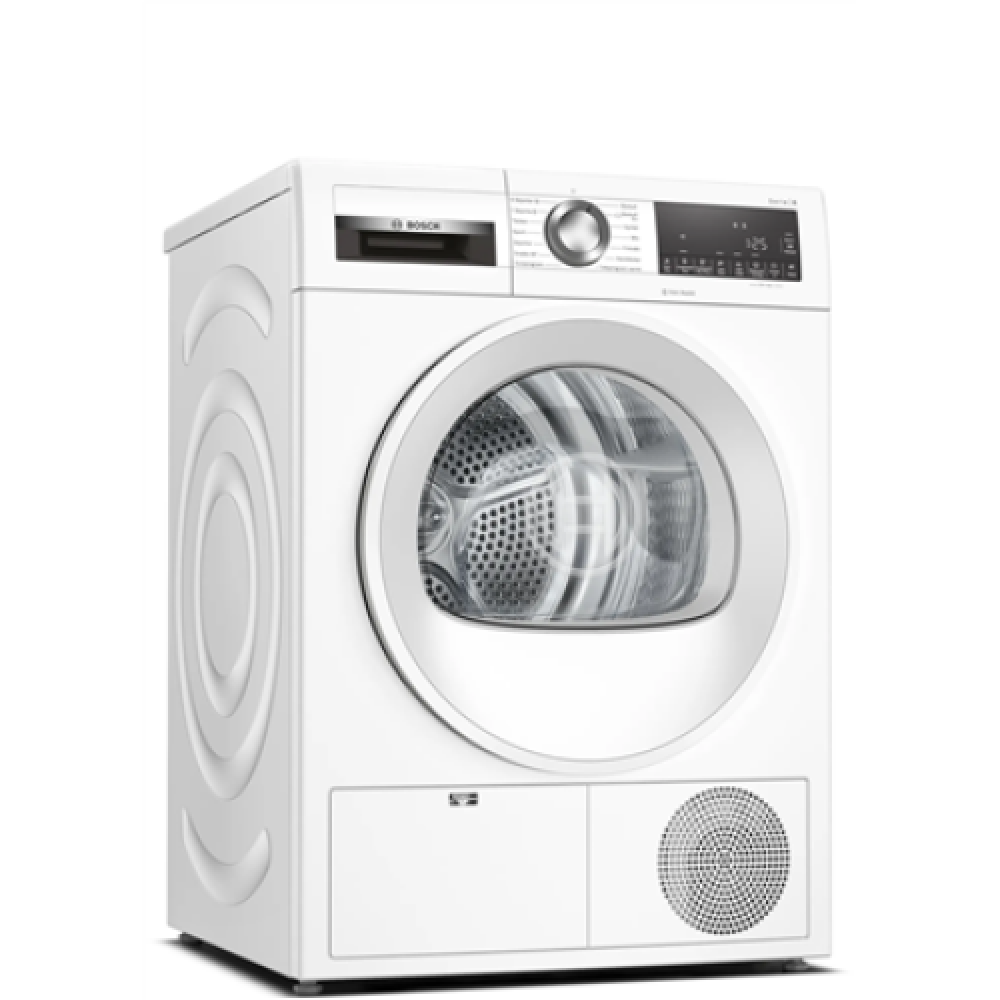 Bosch , Dryer Machine , WQG242AMSN Series 6 , Energy efficiency class A++ , Front loading , 9 kg , Sensitive dry , LED , Depth 61.3 cm , Steam function , White