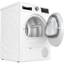 Bosch , Dryer Machine , WQG242AMSN Series 6 , Energy efficiency class A++ , Front loading , 9 kg , Sensitive dry , LED , Depth 61.3 cm , Steam function , White