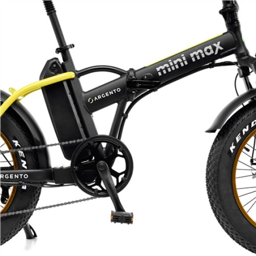 Argento Minimax, City E-Bike, Motor power 250 W, Wheel size 20 , Warranty 24 month(s), Yellow