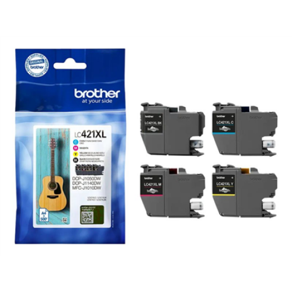 Brother LC421XLVALDR , Ink Cartridges , Multipack