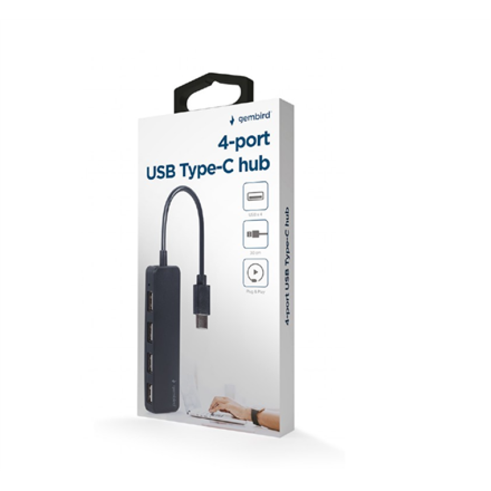 Gembird , 4-port USB Type-C Hub , UHB-CM-U2P4-01