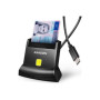 AXAGON USB-C Smart card StandReader , CRE-SM4NC