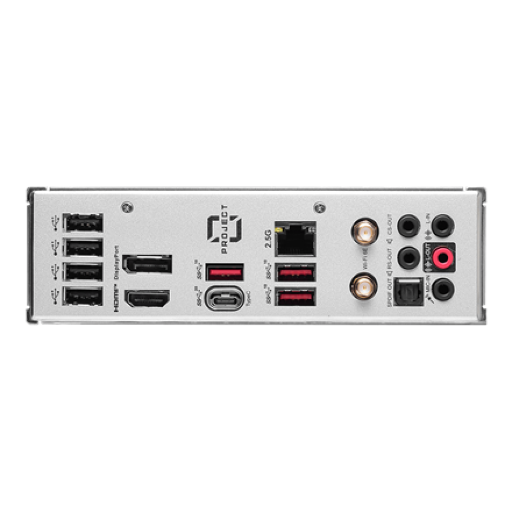 MSI B760M PROJECT ZERO , Processor family Intel , Processor socket LGA1700 , DDR5 , Supported hard disk drive interfaces SATA, M.2 , Number of SATA connectors 4