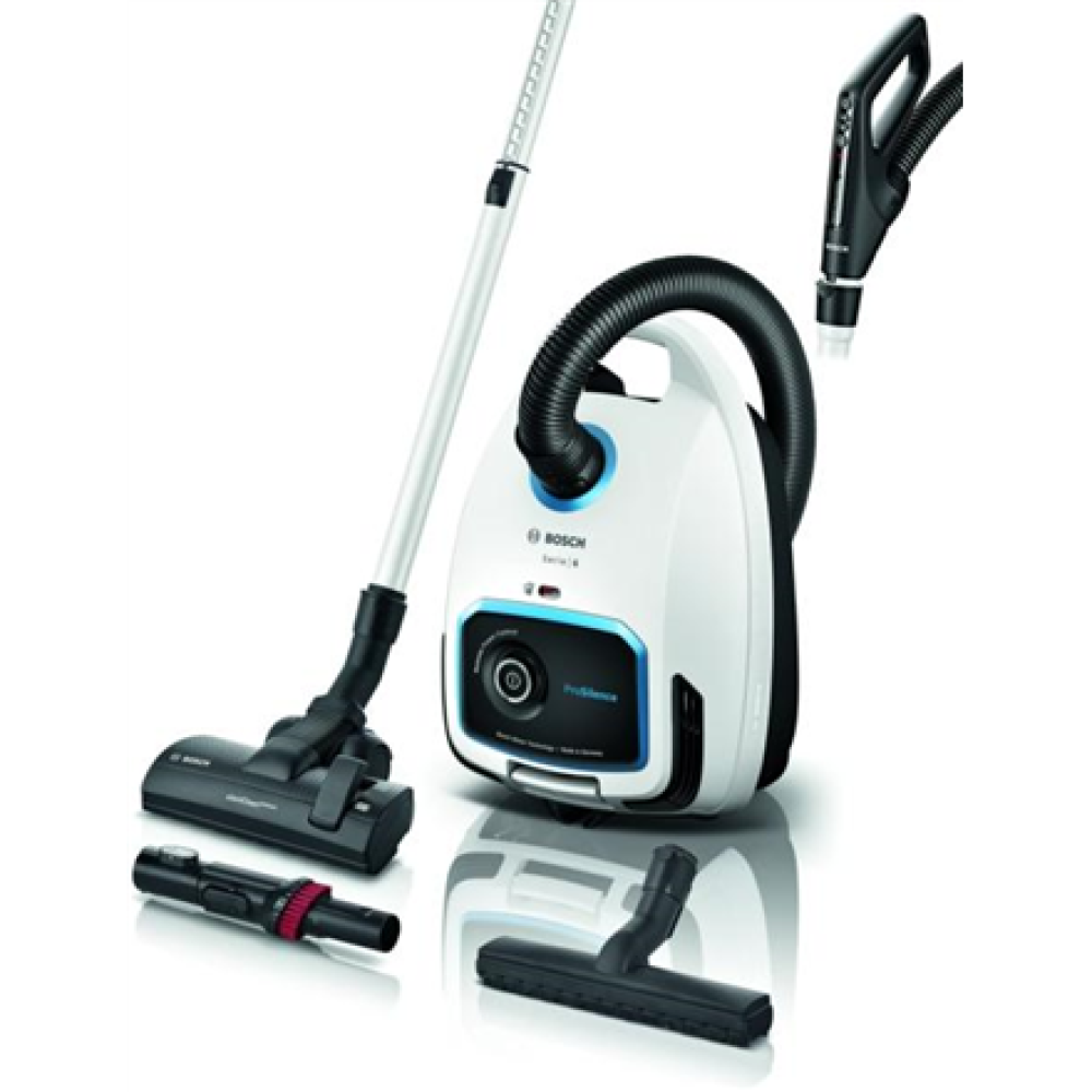 Bosch , Vacuum cleaner , ProSilence BGB6SIL1 , Bagged , Power 700 W , Dust capacity 4 L , White