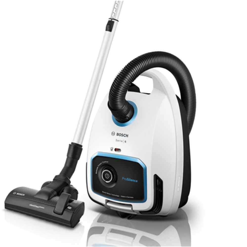 Bosch , Vacuum cleaner , ProSilence BGB6SIL1 , Bagged , Power 700 W , Dust capacity 4 L , White