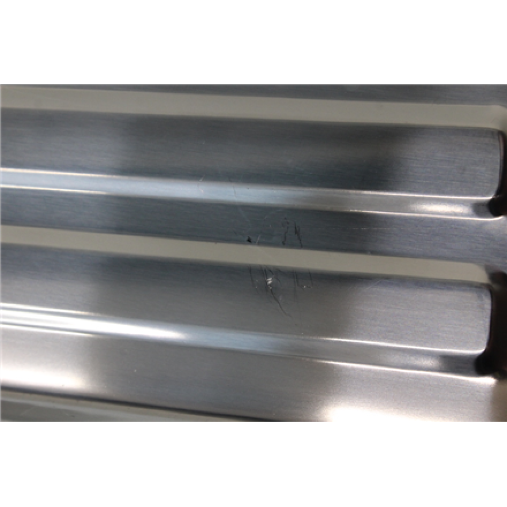 SALE OUT. Sink TREDI, top-mounted, stainless steel, with siphon set, right, 80 x 60 cm , Sourcing DENTED, SCRATCHED, MISSING SEAL RUBBER