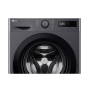 LG F2WR508S2M Washing machine, A, Front loading, Washing capacity 10 kg, Depth 56.5 cm, 1400 RPM, Middle Black , LG , Washing Machine , F4WR510SBM , Energy efficiency class A-10% , Front loading , Washing capacity 10 kg , 1400 RPM , Depth 57 cm , Width 60