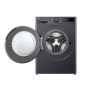 LG F2WR508S2M Washing machine, A, Front loading, Washing capacity 10 kg, Depth 56.5 cm, 1400 RPM, Middle Black , LG , Washing Machine , F4WR510SBM , Energy efficiency class A-10% , Front loading , Washing capacity 10 kg , 1400 RPM , Depth 57 cm , Width 60