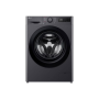 LG F2WR508S2M Washing machine, A, Front loading, Washing capacity 10 kg, Depth 56.5 cm, 1400 RPM, Middle Black , LG , Washing Machine , F4WR510SBM , Energy efficiency class A-10% , Front loading , Washing capacity 10 kg , 1400 RPM , Depth 57 cm , Width 60