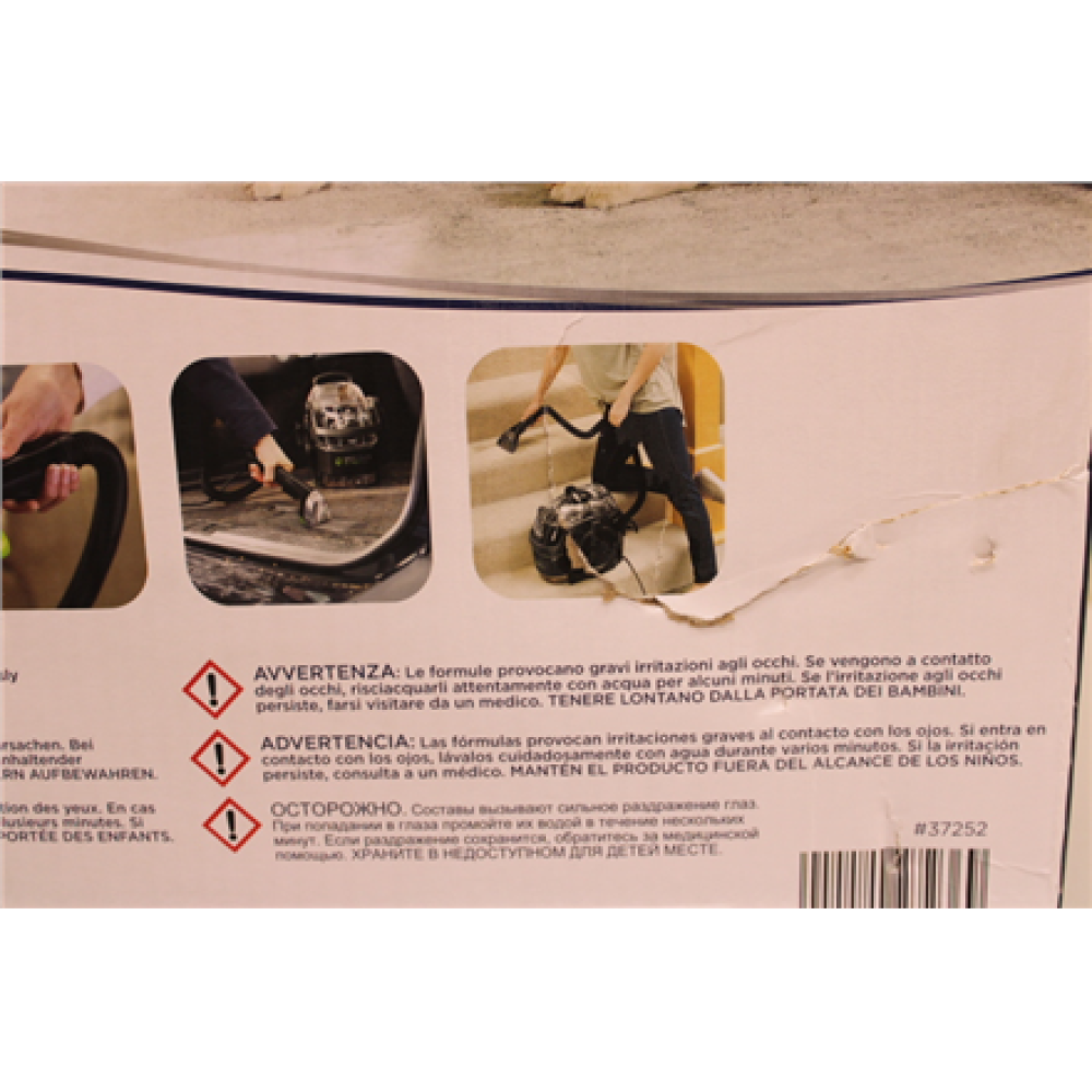 SALE OUT. Bissell SpotClean Pet Pro Plus Cleaner , Bissell , SpotClean Pet Pro Plus Cleaner , 37252 , Corded operating , Handheld , 750 W , - V , Black/Titanium , Warranty 24 month(s) , DAMAGED PACKAGING