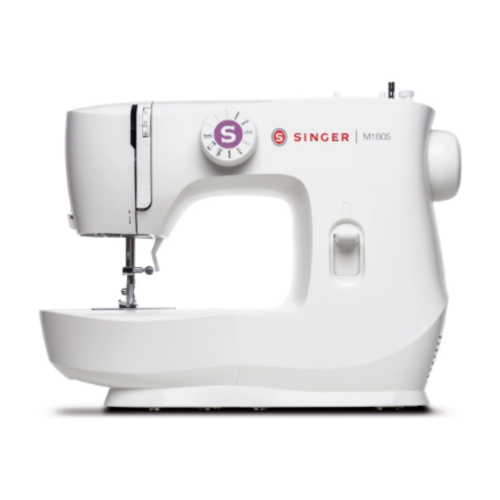 Singer , Sewing Machine , M1605 , Number of stitches 6 , Number of buttonholes 1 , White