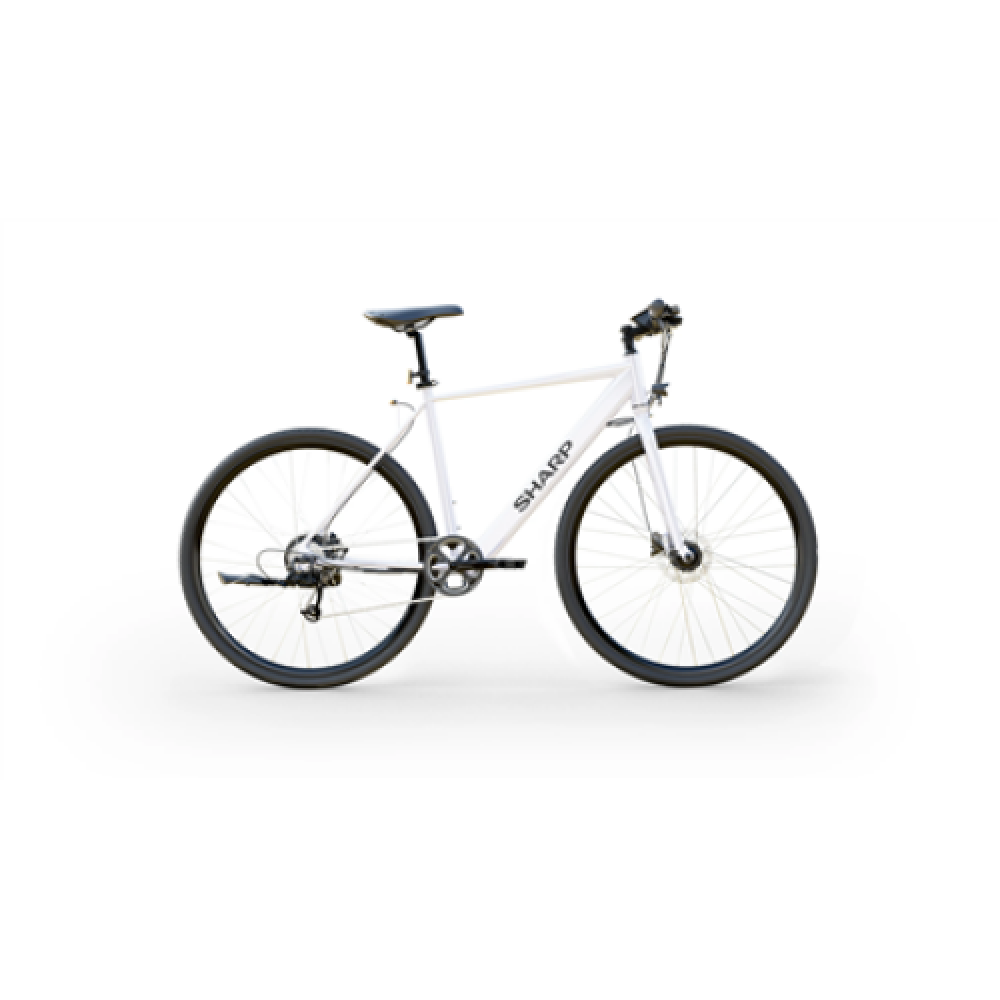 Sharp Hybrid E-Bike , 250 W , 21 , White Glossy