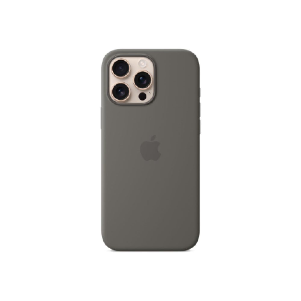 Apple Case with MagSafe , Apple , iPhone 16 Pro Max , Silicone , Stone Gray