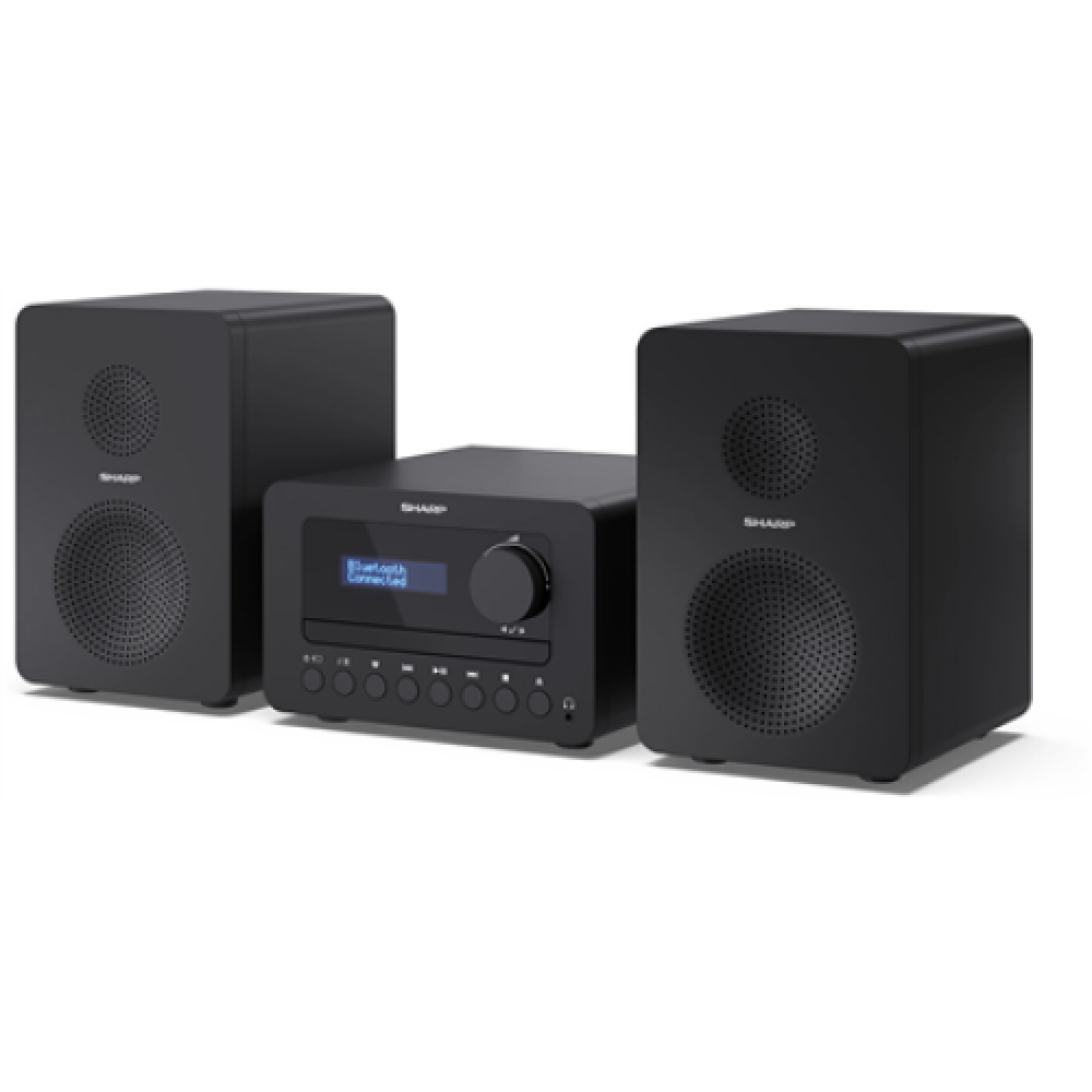 Sharp XL-B520D(BK) Tokyo Hi-Fi Micro System 2.0, FM/DAB/DAB+/USB, CD, Bluetooth 5.0, Aux-in, Black , Sharp , Tokyo Hi-Fi Micro System 2.0 , XL-B520D(BK) , Black , USB port , AUX in , Bluetooth , CD player , FM radio