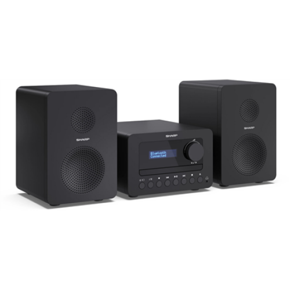 Sharp XL-B520D(BK) Tokyo Hi-Fi Micro System 2.0, FM/DAB/DAB+/USB, CD, Bluetooth 5.0, Aux-in, Black , Sharp , Tokyo Hi-Fi Micro System 2.0 , XL-B520D(BK) , Black , USB port , AUX in , Bluetooth , CD player , FM radio
