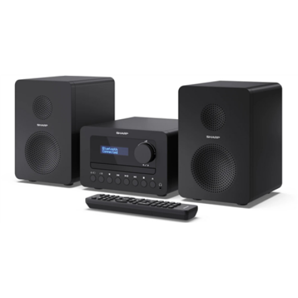 Sharp XL-B520D(BK) Tokyo Hi-Fi Micro System 2.0, FM/DAB/DAB+/USB, CD, Bluetooth 5.0, Aux-in, Black , Sharp , Tokyo Hi-Fi Micro System 2.0 , XL-B520D(BK) , Black , USB port , AUX in , Bluetooth , CD player , FM radio