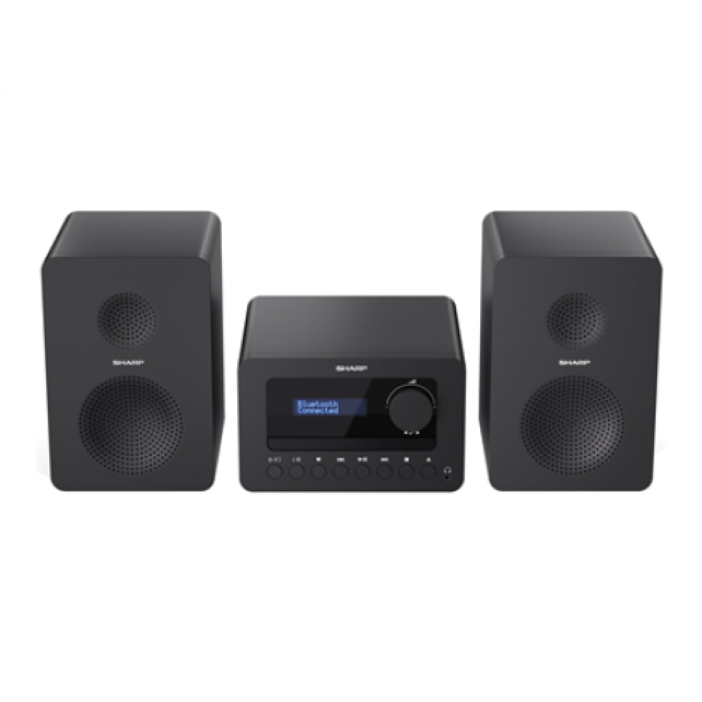 Sharp XL-B520D(BK) Tokyo Hi-Fi Micro System 2.0, FM/DAB/DAB+/USB, CD, Bluetooth 5.0, Aux-in, Black , Sharp , Tokyo Hi-Fi Micro System 2.0 , XL-B520D(BK) , Black , USB port , AUX in , Bluetooth , CD player , FM radio